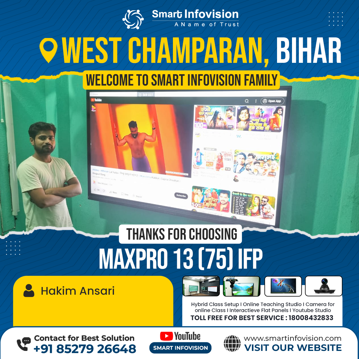 MaxPro 13 Installation in West Champaran - Smart Infovision