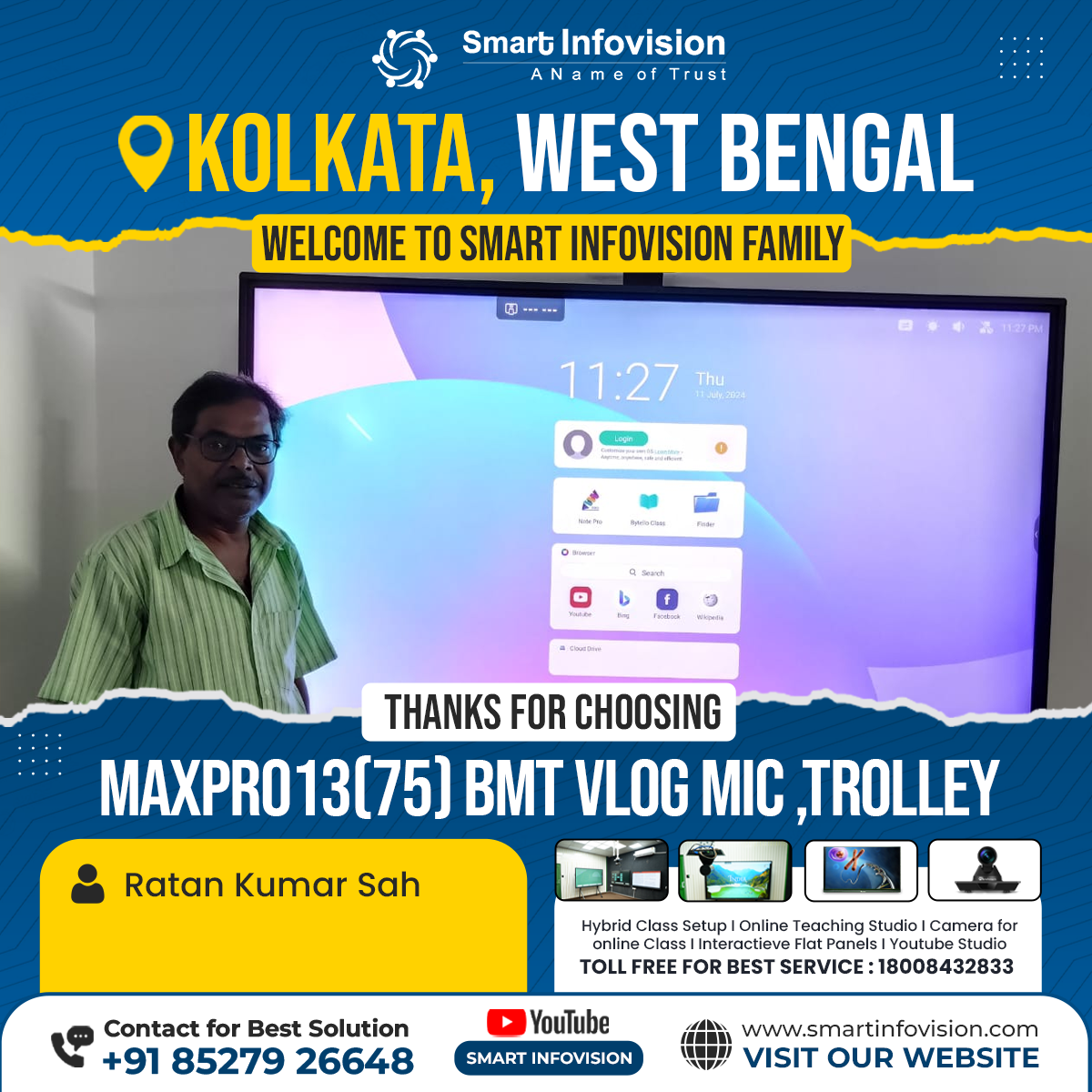 Kolkata Mein MAXPRO13, BMT VLOG MIC Aur TROLLEY Ki Installation