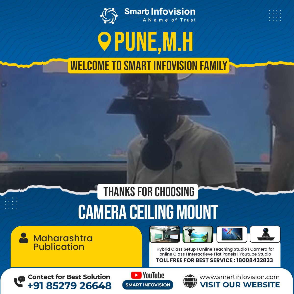 Pune Mein Camera Ceiling Mount Installation: Digital Education Ka Naya Safar