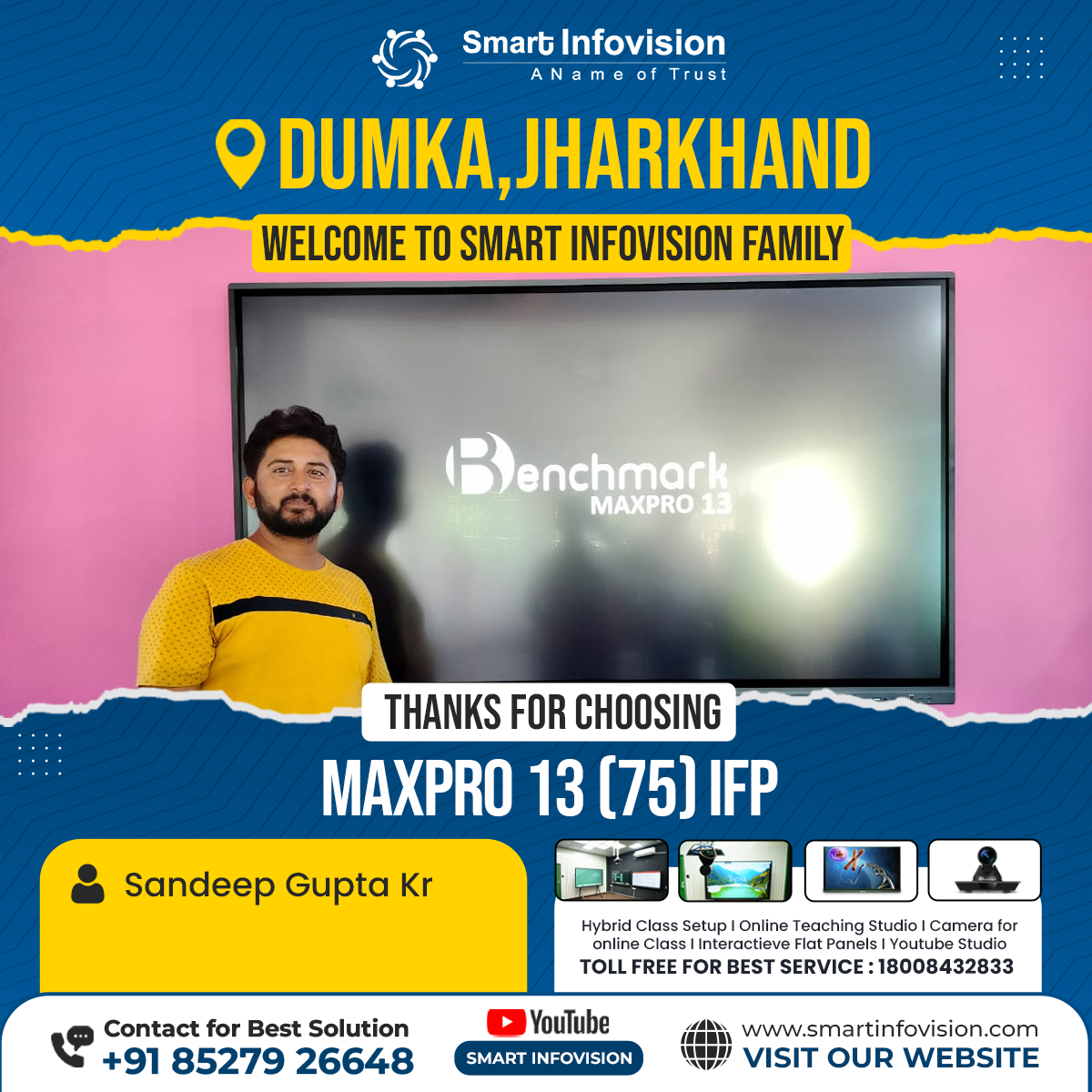 Sandeep Gupta Kr ka Maxpro 13 Installation Dumka Jharkhand