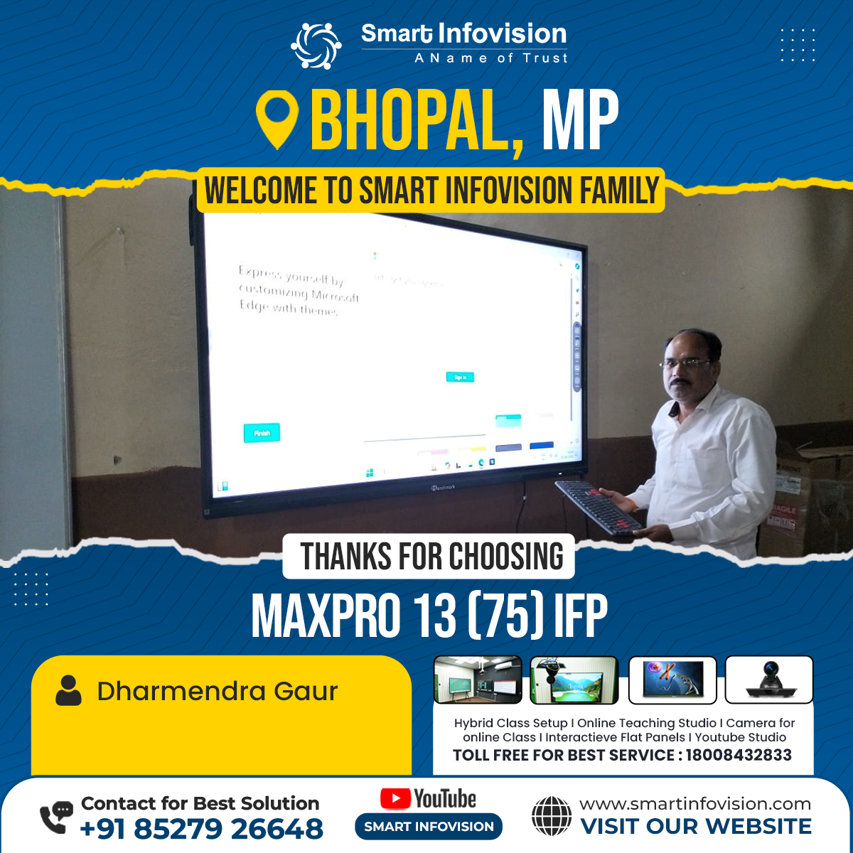 Bhopal Mein MaxPro 13 Installation: Smart Classroom Ke Liye Behtareen Choices