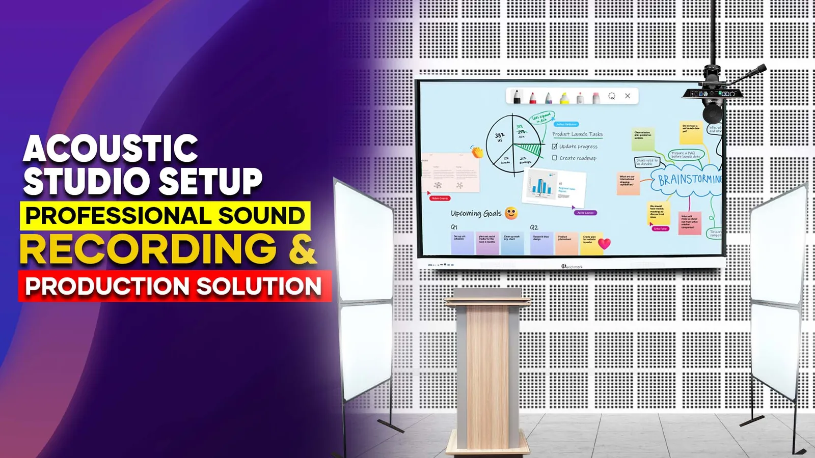 Acoustic Studio Setup: Professional Sound Recording & Production Solution