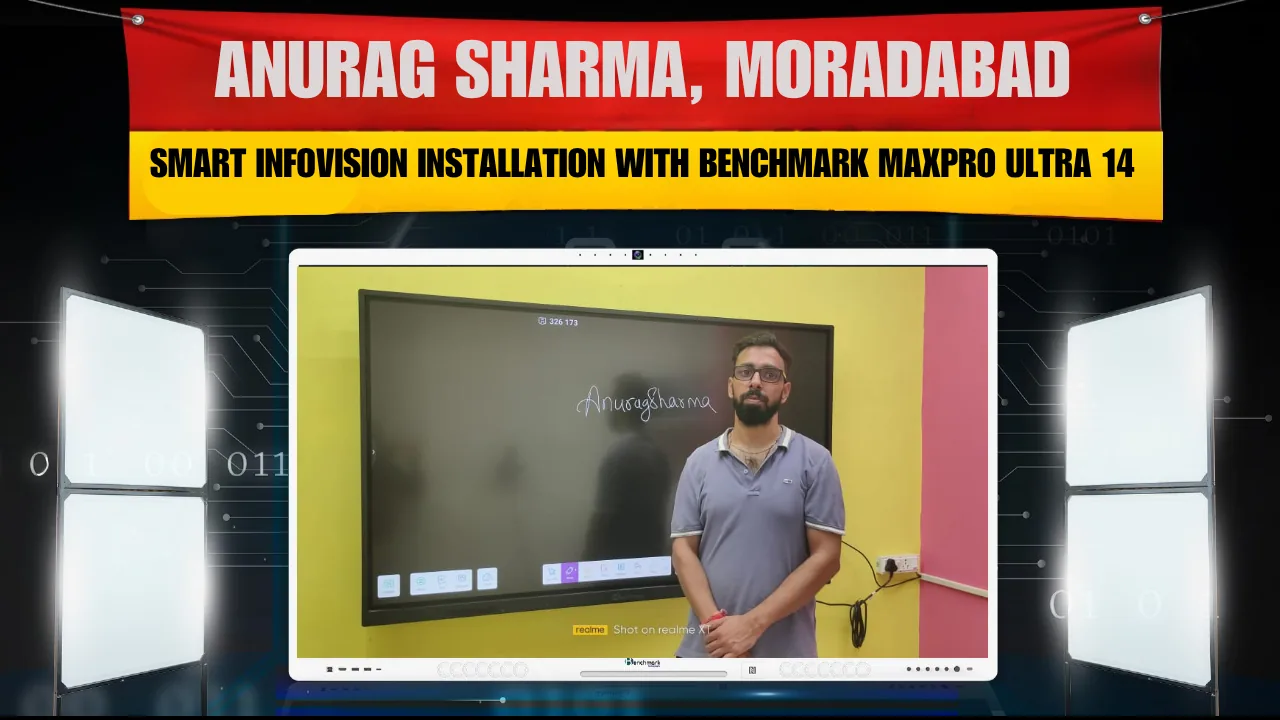 Anurag Sharma, Moradabad – Smart Infovision Installation with Benchmark MaxPro Ultra 14