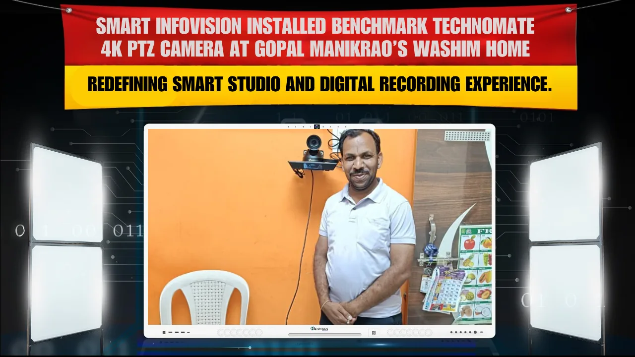 Benchmark Technomate 4K PTZ Camera Installation at Gopal Manikrao Residence, Washim (Maharashtra) | Smart Infovision Pvt. Ltd.