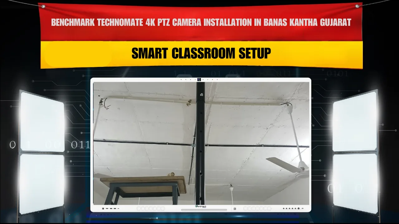 Benchmark Technomate 4K PTZ Camera Installation in Banas Kantha Gujarat | Studio Setup