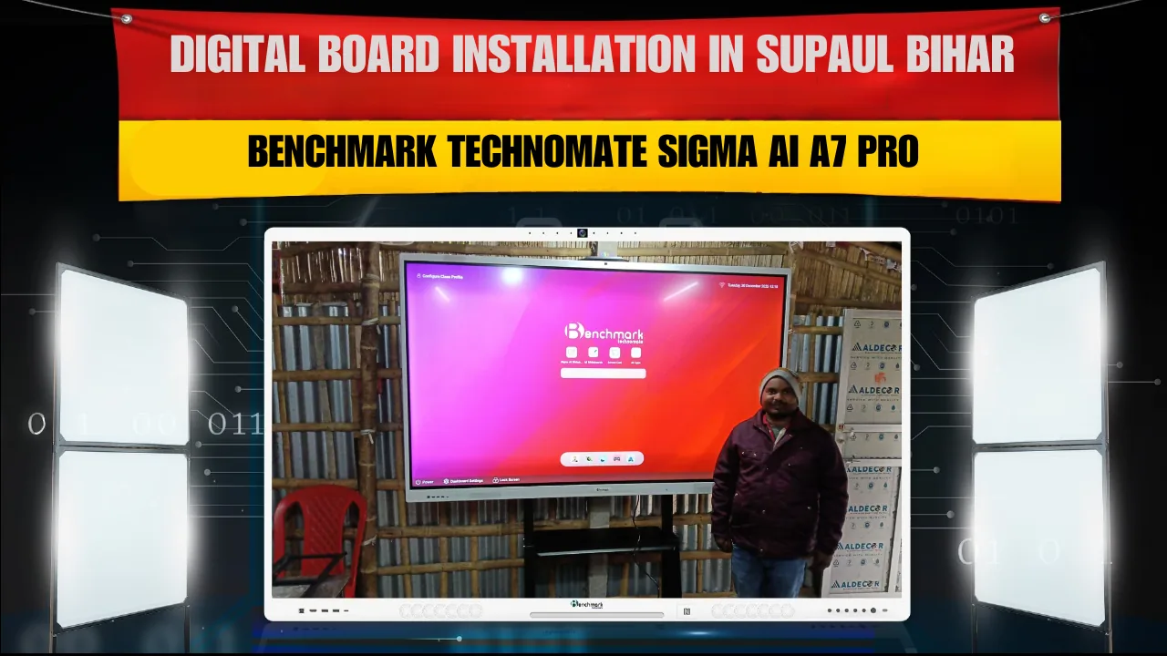 Benchmark Technomate Sigma AI A7 Pro 86 Inch Smart Classroom in Supaul