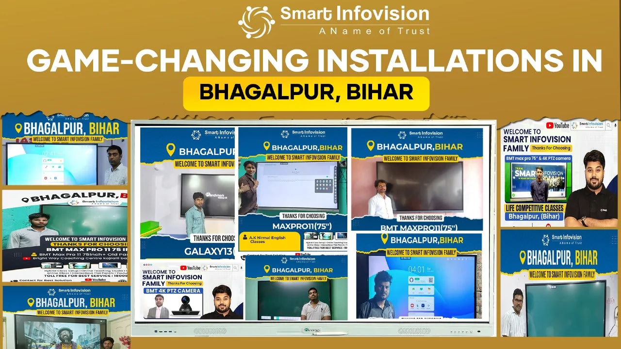 Digital Board Installed in Bhagalpur, Bihar | Interactive Flat Panel Provider
