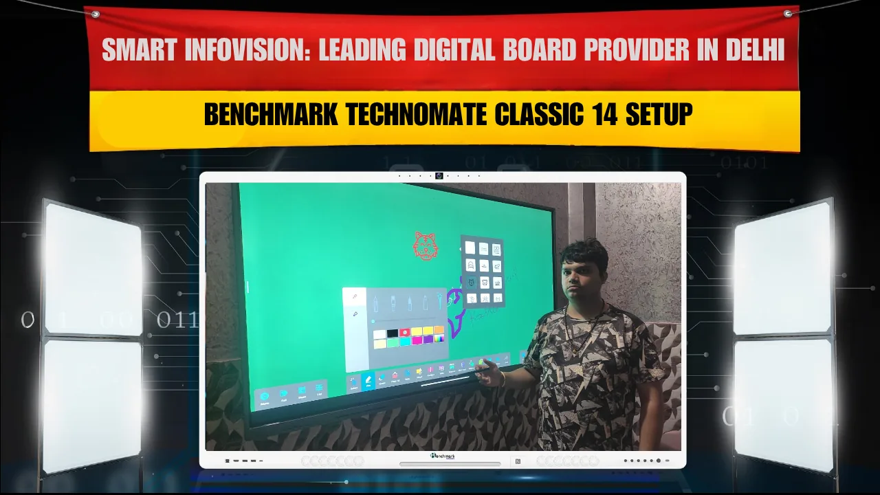Smart Infovision: Leading Digital Board Provider in Delhi | Benchmark Technomate Classic 14 Setup