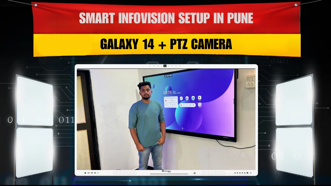 Smart Infovision Setup in Pune – Galaxy 14 + PTZ Camera