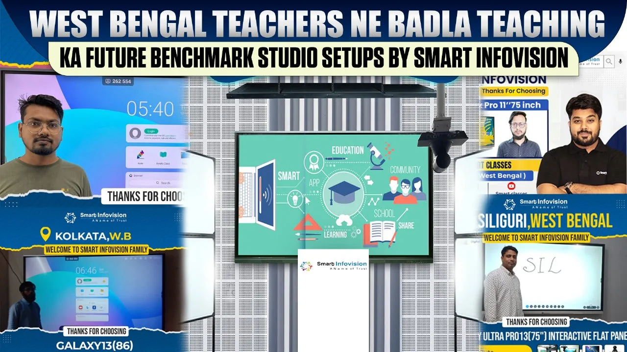West Bengal Teachers Ne Badla Teaching Ka Future – Benchmark Studio Setups by Smart Infovision